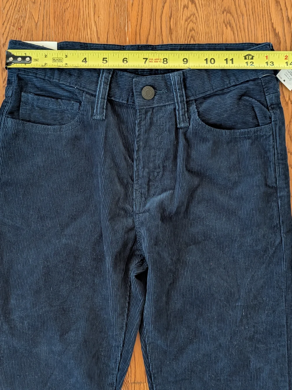 Gap Kids Boys Navy Blue 90s Straight Corduroy Pants
